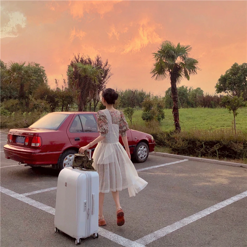 Чемодан на колесиках для мужчин и женщин чемодан устойчивый к царапинам | Багаж