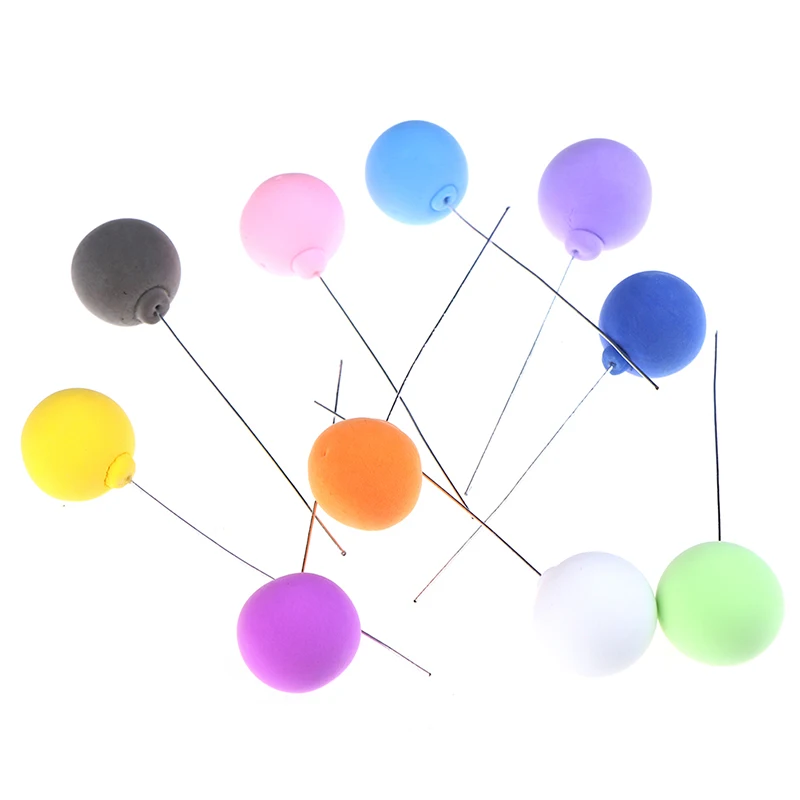 

Новинка! 10 шт./компл. миниатюрный цветной кукольный домик, яркие шары, модель, декоративная игрушка, цветной мини-шар, кукольный домик, праздн...