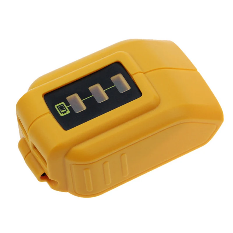 Горячая 3C USB конвертер Зарядное устройство для DEWALT 14 4 V 18V 20V ионно литиевая