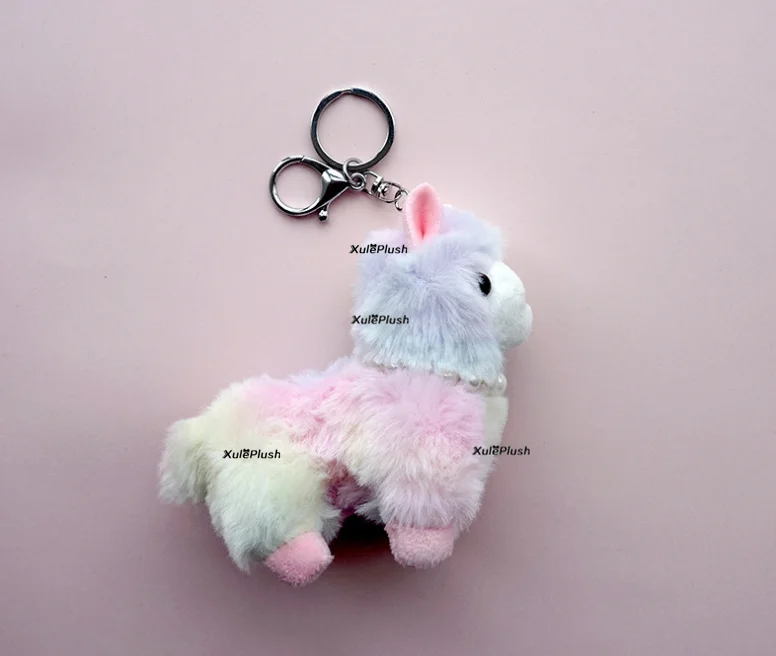 key clip Разноцветные, размеры 4-11 см, милая лошадь и т. Д., плюшевая игрушка в виде животного; брелок в виде животного, лошади, плюшевые игрушки, кукла - Цвет: key clip