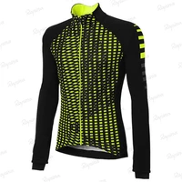 zero rh team winter cycling sports shirt jacket warm fleece jacket maillot ciclismo hombre bicycle mtb long sleeved uniform set