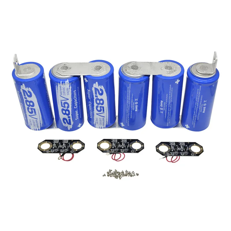 Diymore 2*3 шт/комплект 2 85 V 3400F супер фарадный конденсатор с алюминиевой крышкой DIY Kit