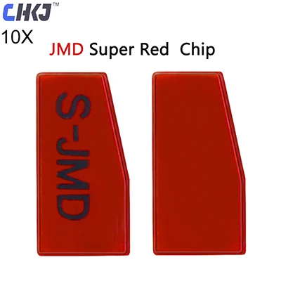 Красный CHKJ 10 шт. JMD King чип JMD удобный детский Ключ Копир JMD чип для CBAY супер красный Чип-диод лампочка JMD 48/4C/4D/G чип - Цвет: Красный