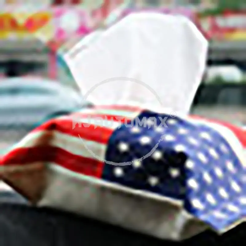 KJAUTOMAX For Mini Cooper Auto Interior Union Jack PU Leather Car Tissue Napkin Box Bag package Armrest box Storage | Автомобили и
