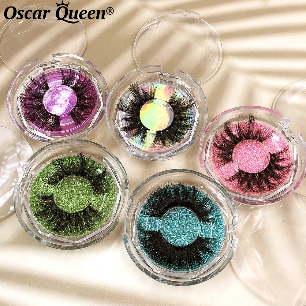 Оптовая продажа драматические 5D норковые ресницы в упаковке накладные пушистые