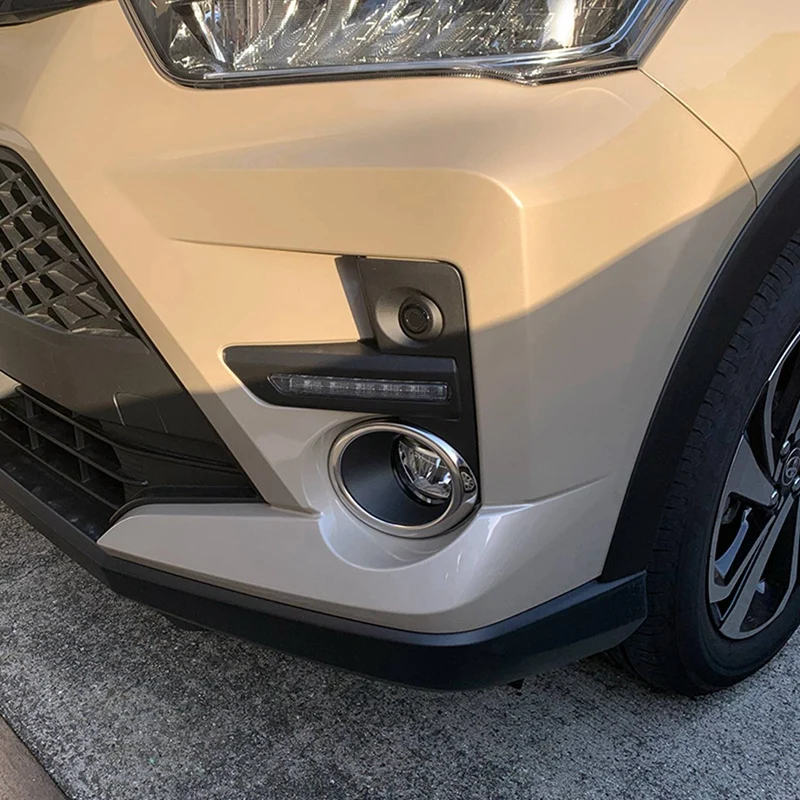 

Front Reading Lamp Cover Read Light Cover Trim Frame with Front Fog Lamp Cover Protectors Trim Turn Signal Ring Frame