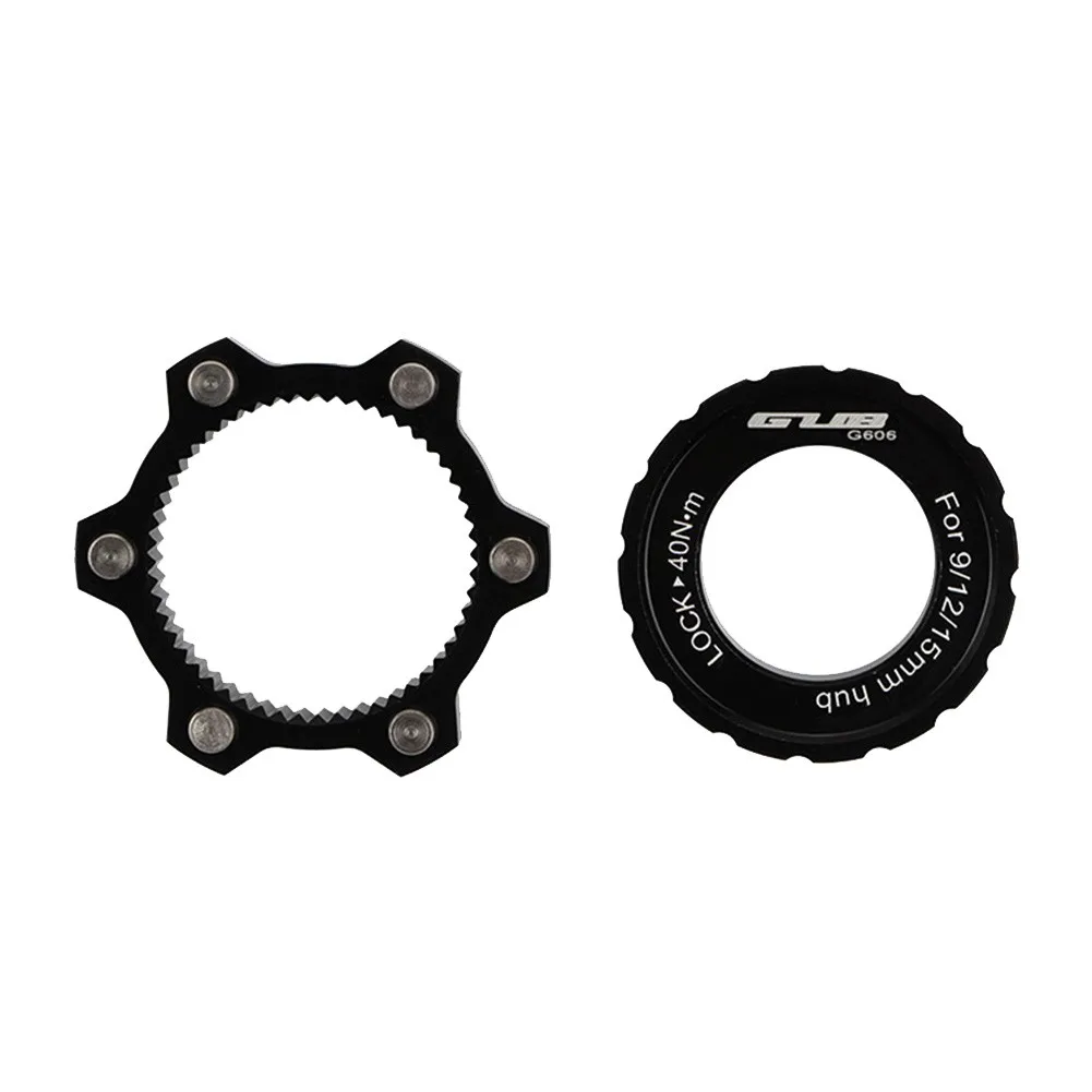 

Bike Disc Brake Rotor Adapter Six-Pin Disc Install The Lock Cover Barrel Shaft Wheel For Centerlock To 6-Bolt Adapter BCD44mm