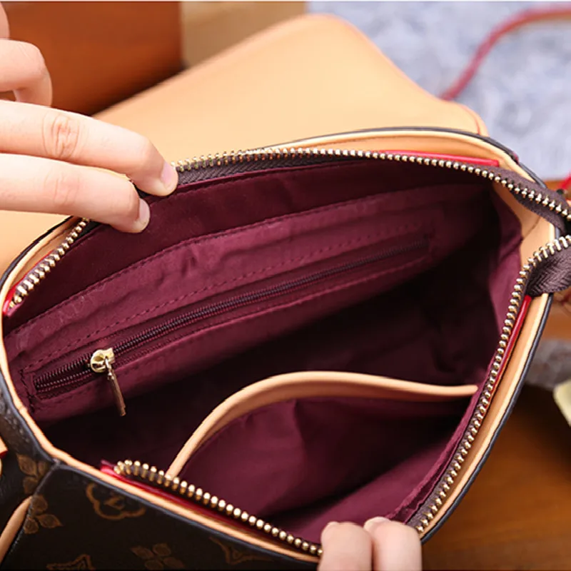 

High Quality Real Cowhide Ladies Leather Flip Bag 2021 New Fashion One Shoulder Messenger Bag Luxury Brand Designer Handbag Cc