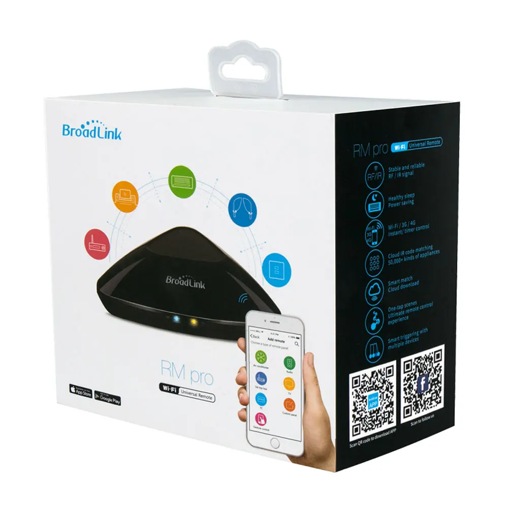 Broadlink оригинальный RM33Pro умный дом Domotica универсальный контроллер WIFI + IR RF пульт