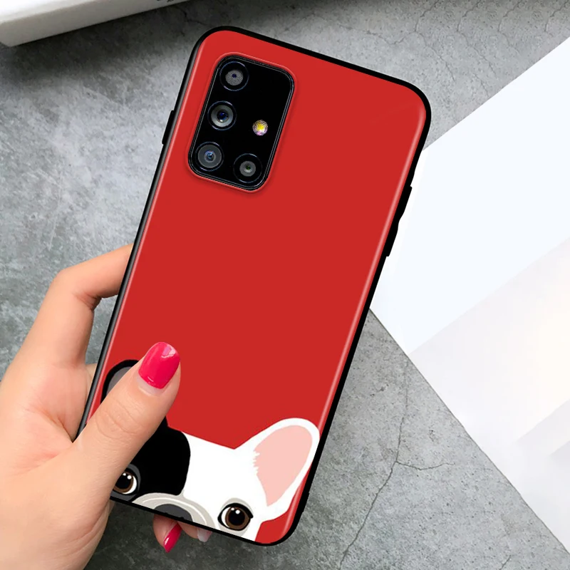 

Cute French Dog for Samsung Galaxy j8 j7 Duo j6 j5 j4 j3 j2 Core Prime Plus 2018 2017 2016 Black Phone Case