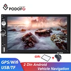 Автомагнитола Podofo, 2DIN, Android 8,1, GPS, навигация, Wi-Fi, Bluetooth