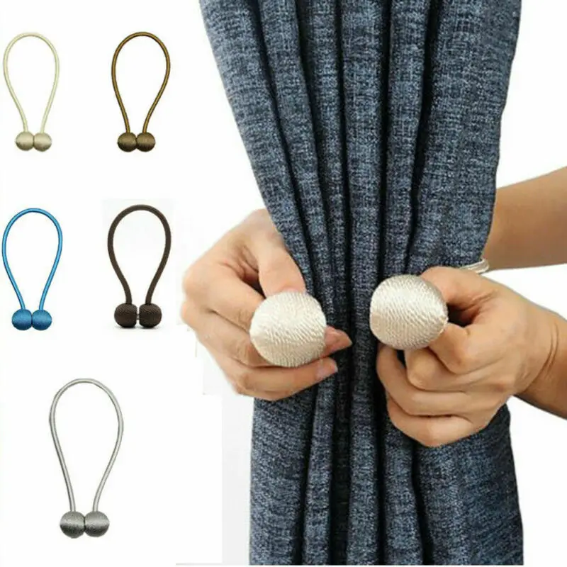 

Magnet Buckle Clip Home Decoration 1 Piece Set Earphone Curtain Buckle Magnetic Ball Curtain Hook