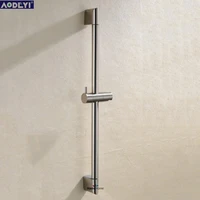 stainless steel brushed nickel showerbar shower sliding rod silver bathroom lifting rod with shower holder accessories