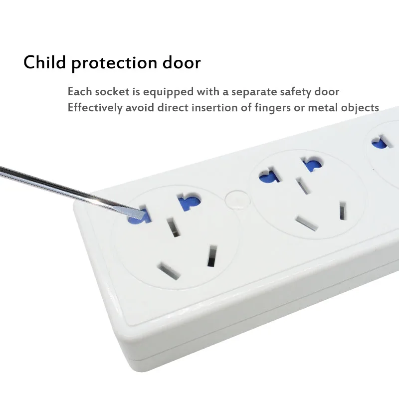 Розетка электрическая переменного тока многоразовая розетка с выключателем 3/4/5/6