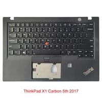 new palmrest upper case keyboard for lenovo thinkpad x1 carbon 5th 2017 gen 01lx508