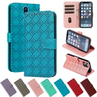 cute embossed leather flip phone case for lg k31 k40s q70 q8 q7 q6 stylo 5 k51s k61 k52 k50 k62 k41s xpower 2 wallet stand cover