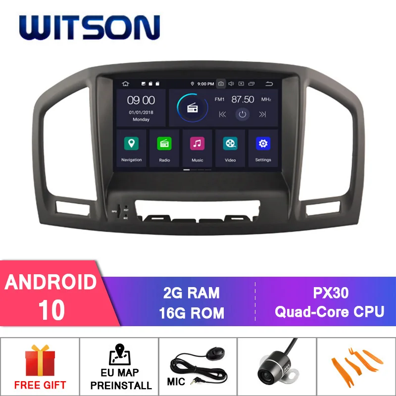 WITSON Android 10 0 IPS HD экран для OPEL INSIGNIA 2008 2011 Автомобильный DVD Радио 4 Гб RAM + 64 FLASH 8 Octa Core