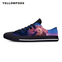 mens casual shoes fashion hot cute handiness funny cartoon movie smallfoot customized print picture canvas light couples shoes