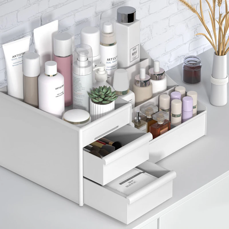 

Makeup Organizer Storage Box Home Office Storage Drawers Cosmetic Sundries Large Capacity Makeup Box Makeup Container Box