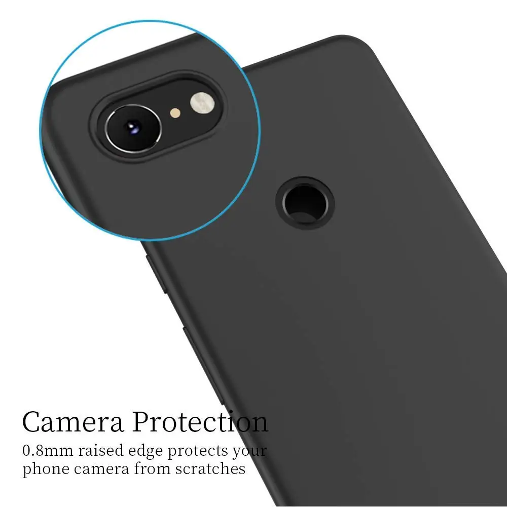 Case For Google Pixel 3 3a XL Lite Simple Slim Matte Soft Silicone Back Cover 3XL 3AXL 2019 Phone Cases |