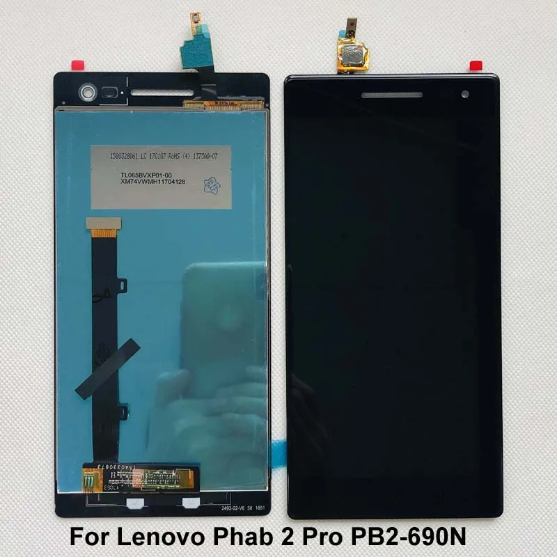 Оригинальный ЖК дисплей для Lenovo Phab 2 Pro PB2 690N 690M Полный + кодирующий