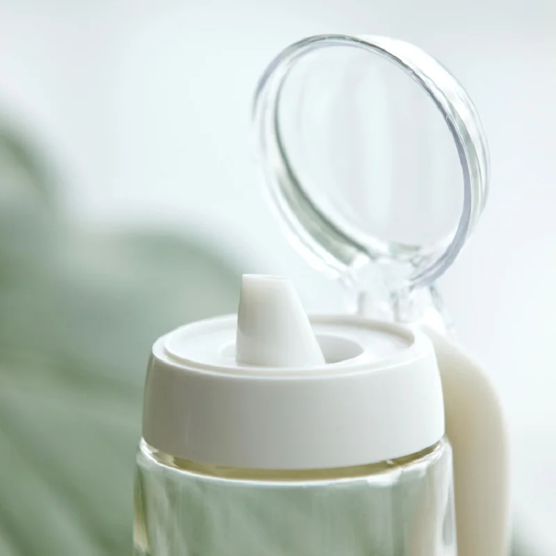 Большой Стеклянный масляный горшок герметичный соевый соус бутылка уксус набор