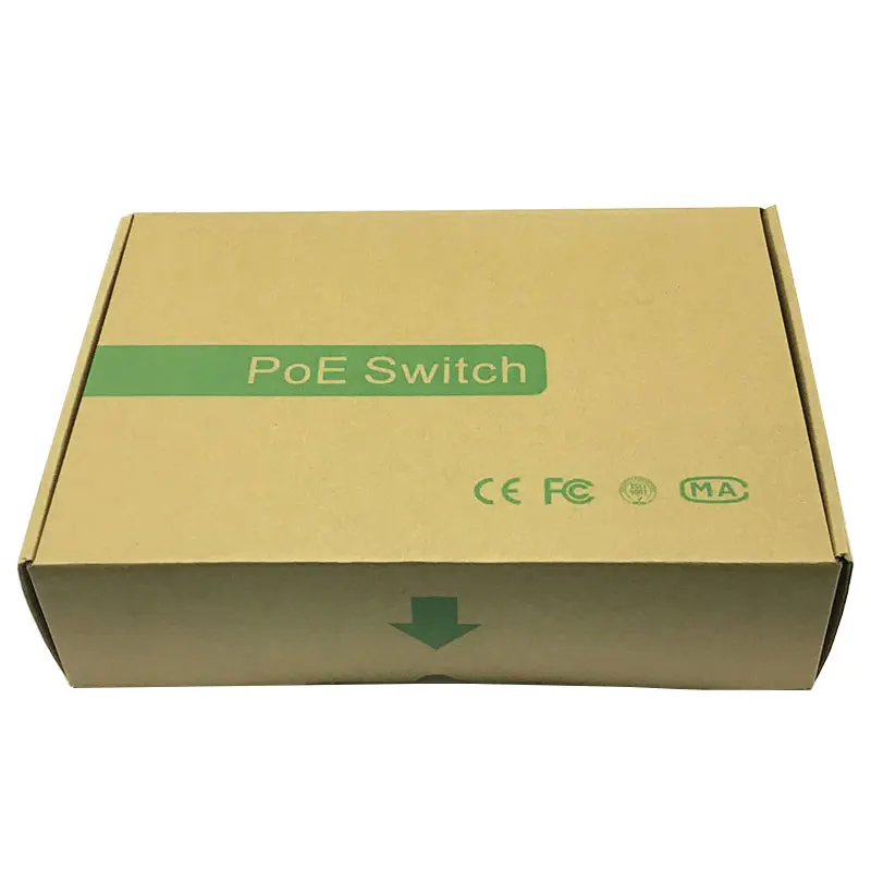 IEEE802.3af POE 8ch 10/100 Мбит/с переключатель питание по этернету сети rj45 lan концентратора