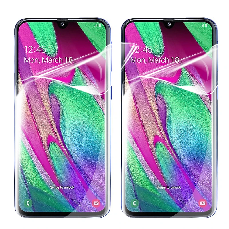 Гидрогелевая пленка для Samsung Galaxy A40/A41/J4/J6 Plus/A 40/41/j4plus/j6plus 2 шт.|Защитные стёкла и