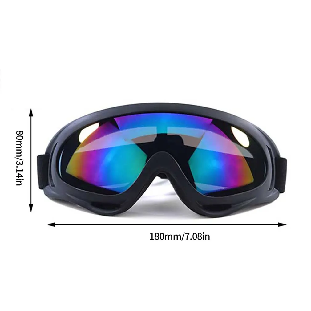 

1 PC Ski Snowboard Motorcycle Dustproof Sunglasses Goggles Lens Frame Eye Glasses Ski Motorcycles Glasses 18x8x8cm #YL1