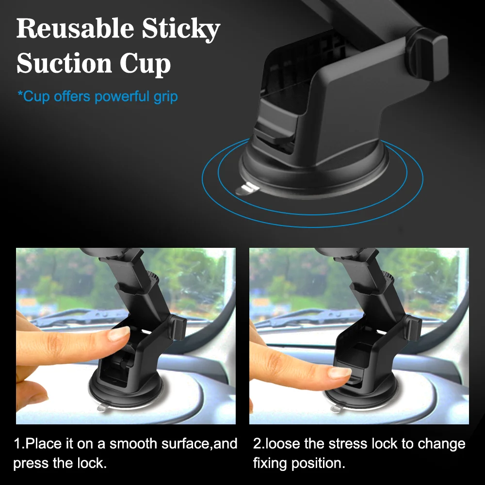 Лобовое стекло гравитационный присоска автомобильный держатель телефона для
