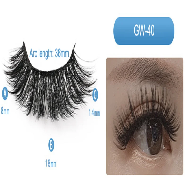 7 пар натуральных норковых ресниц 25 мм ресницы драматические длинные наращивание