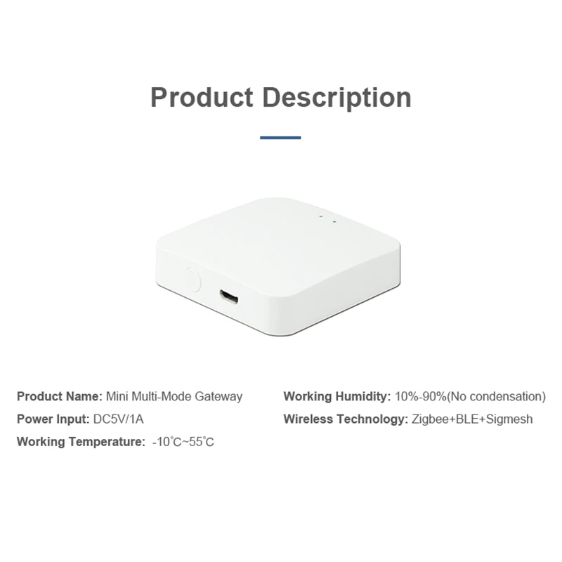 Беспроводной шлюз Tuya Zigbee 3 0 Bluetooth Ble Mesh концентратор для автоматизации моста пульт