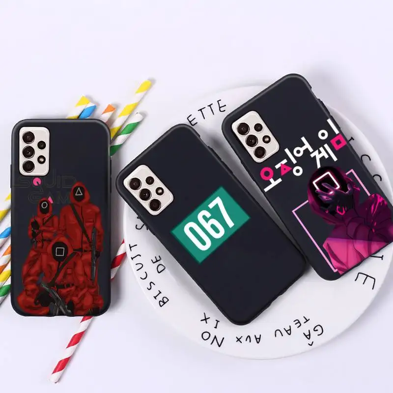 

Squid Game Phone Case For Xiaomi Mi Redmi Note 7 8 9 pro 8T 9T 9S 9A 10 Lite pro