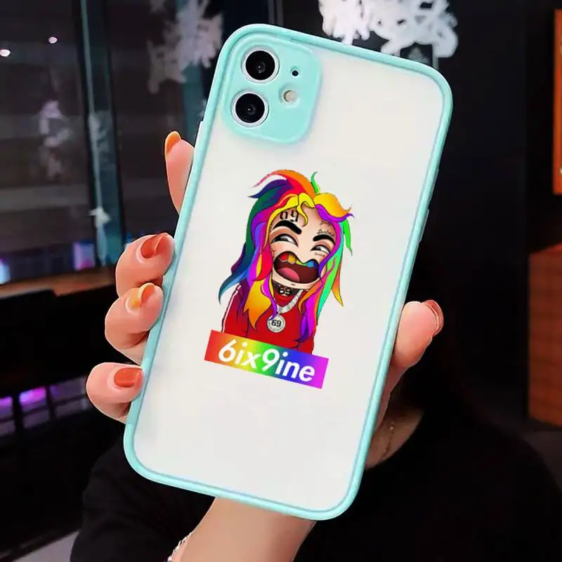 

6ix9ine Rapper Dummy Boy DAY69 Phone Case matte transparent For iphone 7 8 11 12 plus mini x xs xr pro max cover