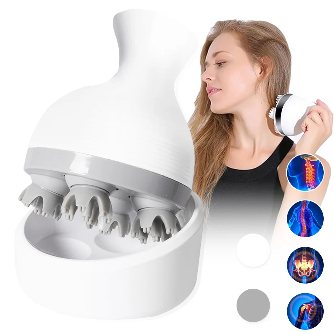 

Electric Head Massage Wireless Portable USB Scalp Massager Prevent Hair Loss Pet Body Deep Tissue Kneading Vibrating Health Care