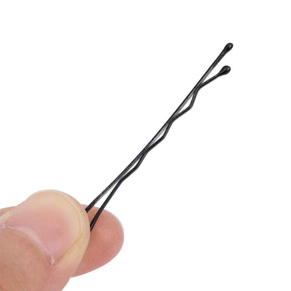 

60 Pcs Chinese Black Hair Pure Metal Twist Of Perfect Contact Partner Hair Clips High Quality Unique Design Barrette