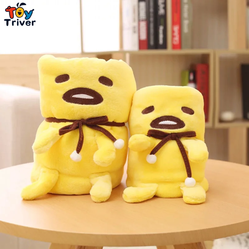 Kawaii Gudetama портативное одеяло плюшевая игрушка кукла тройника для маленьких детей