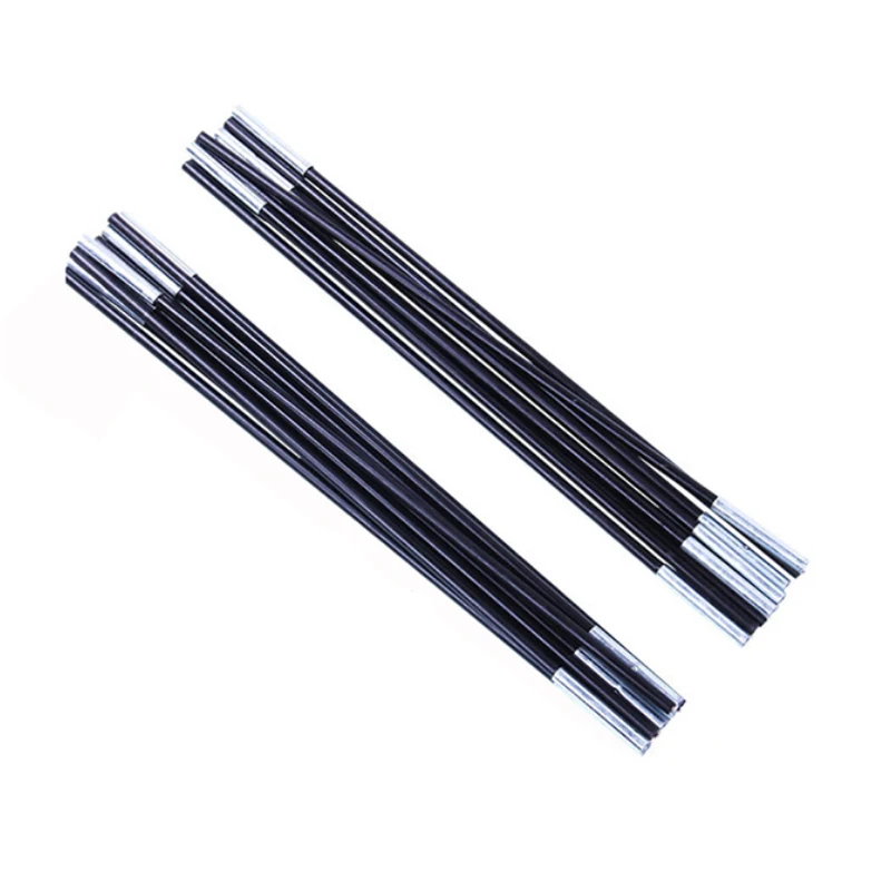 

2Pcs/Set Tent Rod Fiberglass Camping Tent Pole 7mm Tent Supporting Rod Outdoor Camping Canopy Awning Frames Accessory