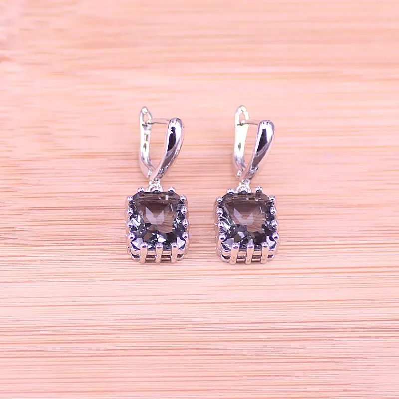 Risenj прямые продажи с завода Квадратные Серебряные украшения для женщин