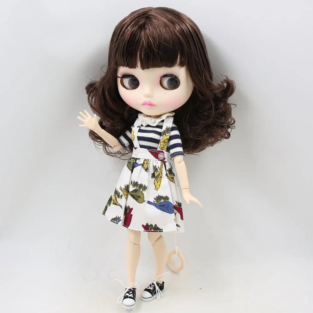 Кукла Blyth ICY DBS резные губы матовое лицо шарнирное тело 1/6 bjd ob24 аниме девушка|Куклы|