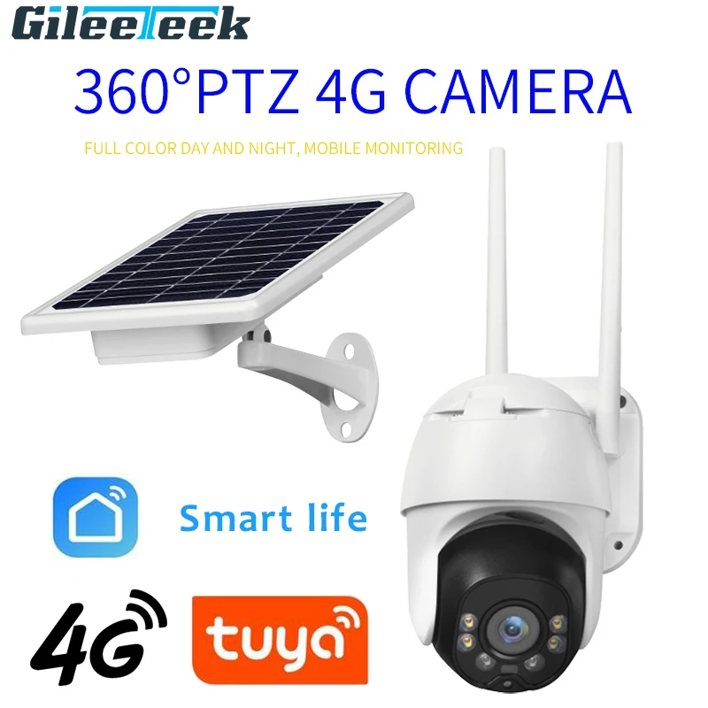 

Беспроводная камера Tuya Q9 4G на солнечной батарее с Wi-Fi