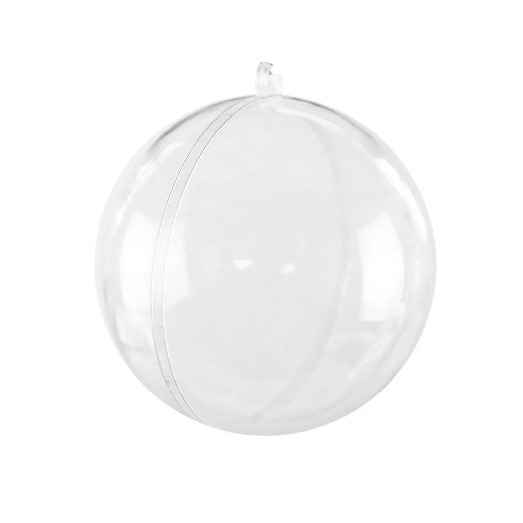 Рождественское украшение в виде шара прозрачное можно открыть рождественское