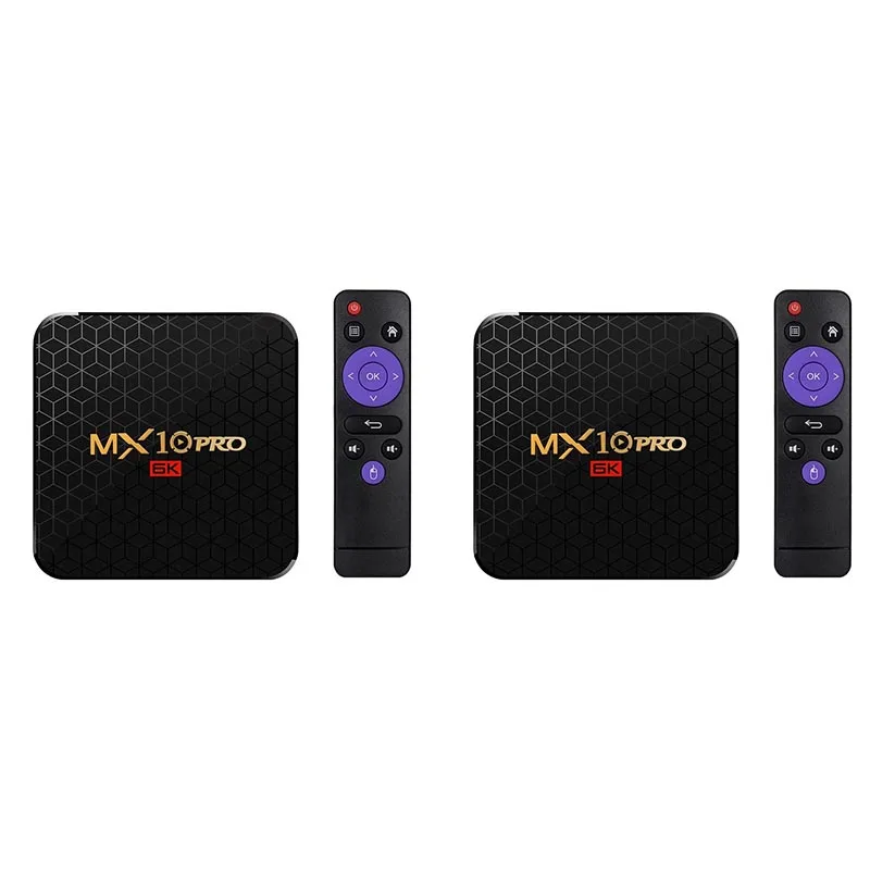 Приставка Смарт ТВ Mx10 Pro Android 9 0 Allwinner H6 Uhd 4K медиаплеер 6K Ie декодирование 4 ГБ/32 ГБ 2 4G