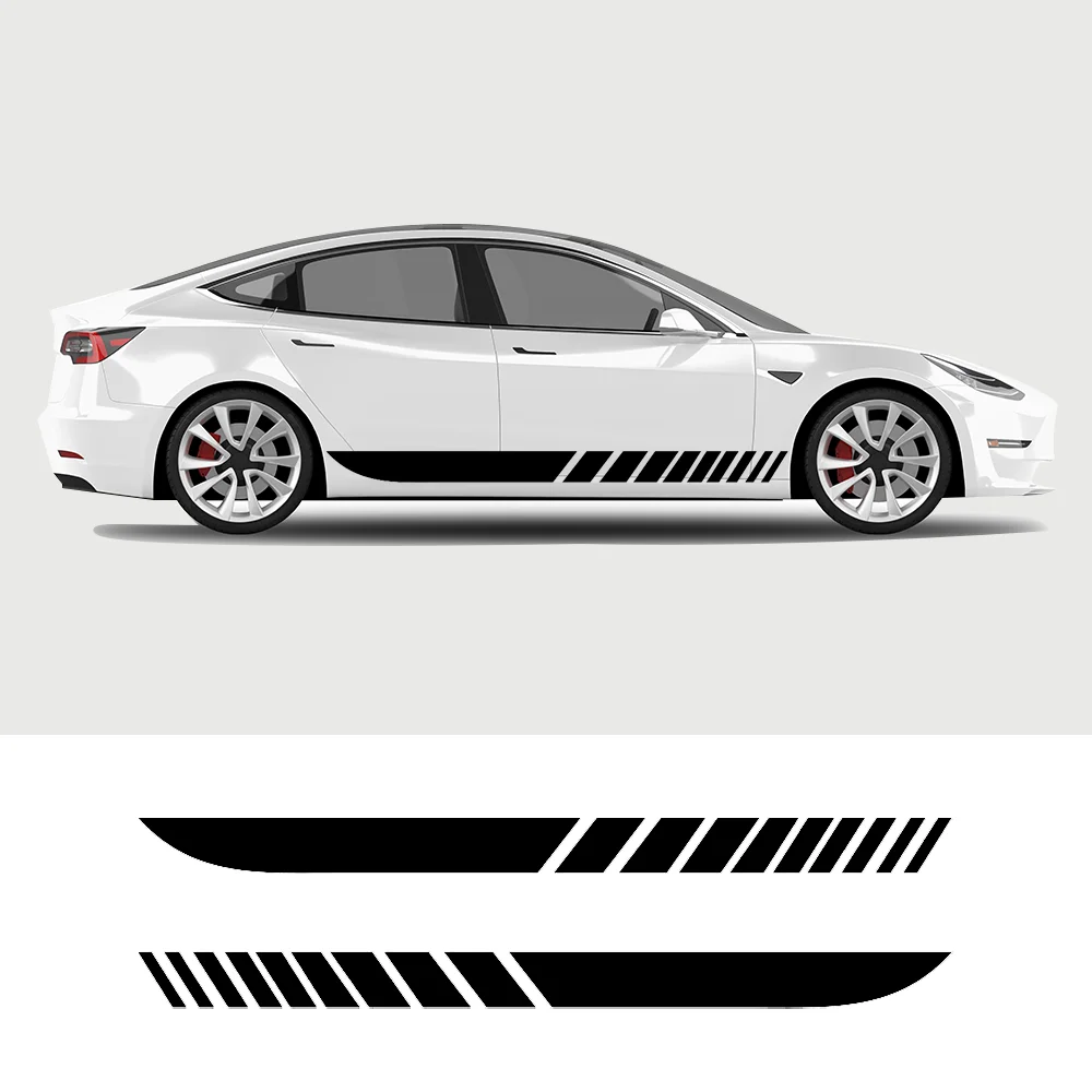 

Universal Side Skirt Car Door Sticker Decal Automobiles Auto Accessories