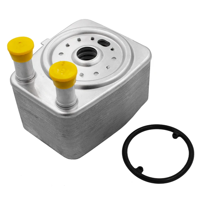 Новый масляный радиатор для VW Passat Jetta Golf EOS GTI Touareg Audi A3 A5 A6 Q5 038117021E|Маслоохладители|