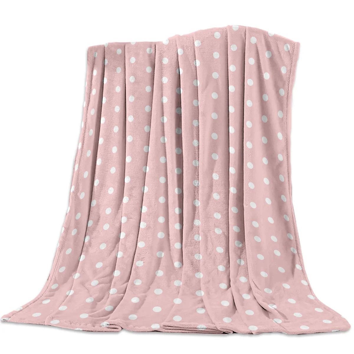 Белая волнистая розовая кровать покрывала на одеяло всесезонные бархатные