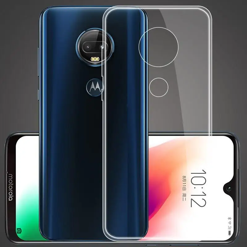 Для Motorola ONEPRO E6 C E4 G5S G5 Plus мягкая ТПУ задняя крышка Защитные чехлы Moto X4 G4 Z Play G2 G3