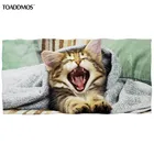 Забавное дизайнерское банное полотенце TOADDMOS в виде кошки, милое пляжное полотенце, мягкая мочалка для лица, быстросохнущее полотенце для детей и взрослых, toalla playa