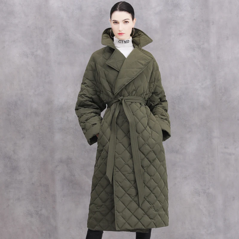 

winter and autumn women down coat jackets long fashion