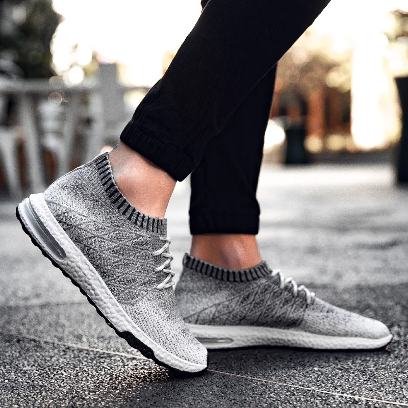 

Size 39-46 Xiaomi Mijia Sneakers Men's Outdoor Shoes Light Breathable Knitting male Running Shoes For Smart Home Sport Drop ship